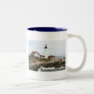 Taza Bicolor Faro de Portland