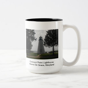 Taza Bicolor Faro del punto de la concordia