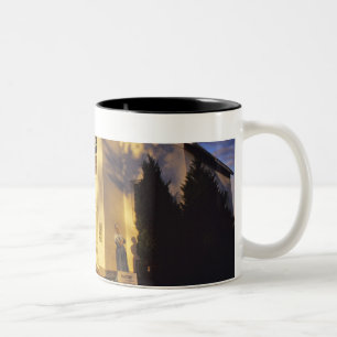 Taza Bicolor Faro en Escanaba UP Michigan