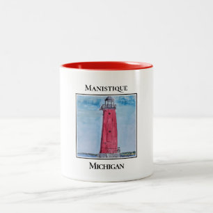 Taza Bicolor Faro Manistique East Breakwater