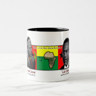 Taza Bicolor farthers de la revolución de Africa Occidental