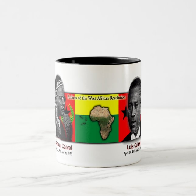 Taza Bicolor farthers de la revolución de Africa Occidental (Centro)