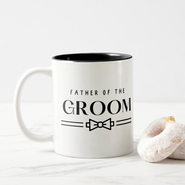 Taza Bicolor Father of Groom (Con donut)