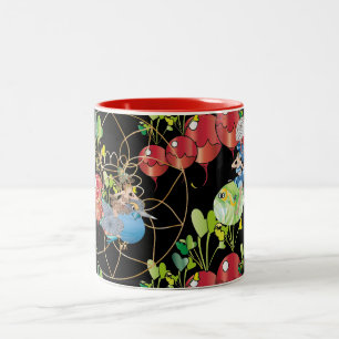 Taza Bicolor Fatina de tazón de café de dos tonos
