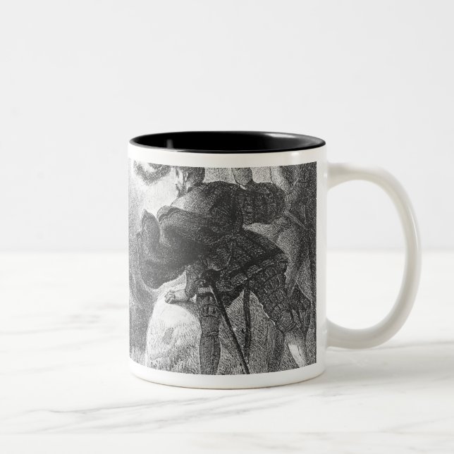 Taza Bicolor Fausto y Mephistopheles en las brujas (Derecha)