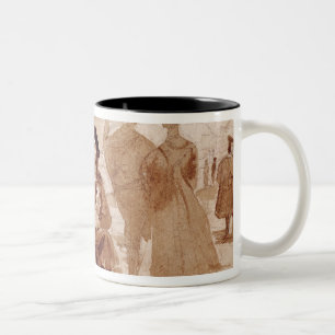 Taza Bicolor Fausto y Wagner en la conversación adentro