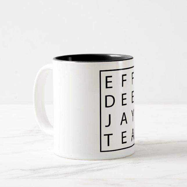TAZA BICOLOR FDJT (Anverso izquierdo)