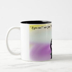 Taza Bicolor fe de Jesús  