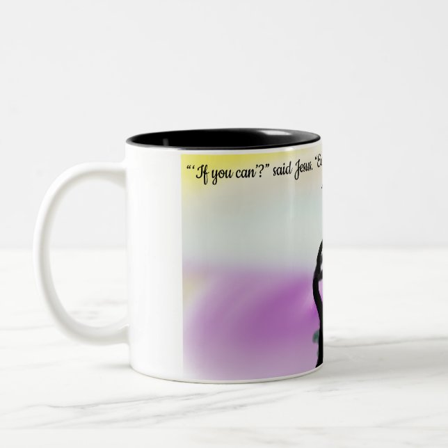 Taza Bicolor fe de Jesús   (Izquierda)