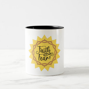 Taza Bicolor fe por miedo
