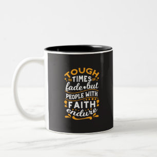 Taza Bicolor Fe sobre Luchas – Arte Religioso Motivacional