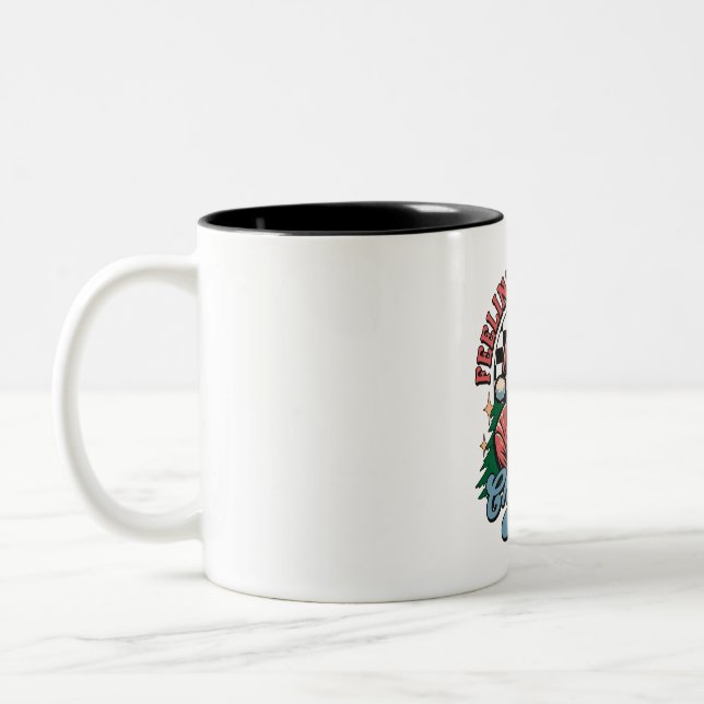 Taza Bicolor Feelin’ Jolly Christmas Sant (Izquierda)