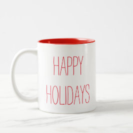 Taza Bicolor Felices Fiestas