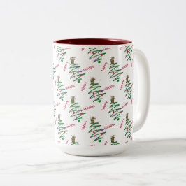 Taza Bicolor Felices Fiestas