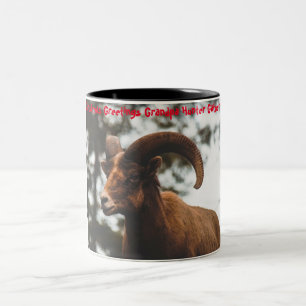 Taza Bicolor Felices Fiestas Abuelo Cazador Recolector