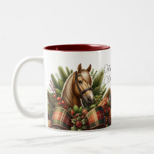 Taza Bicolor Felices Fiestas, Navidades de Dressage