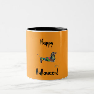 Taza Bicolor Felices Mugs de Halloween