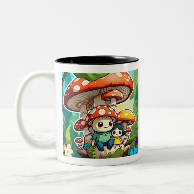Taza Bicolor "Felicidad de Greenwood" (Izquierda)