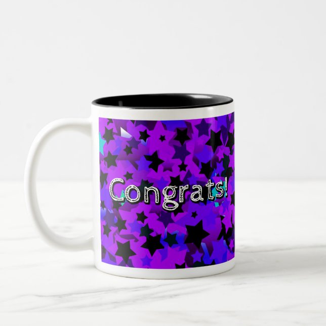 Taza Bicolor ¡Felicidades! Estrellas de punk (Izquierda)