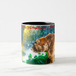 Taza Bicolor Felicitaciones de Navidad Papá Hunter Gatherer