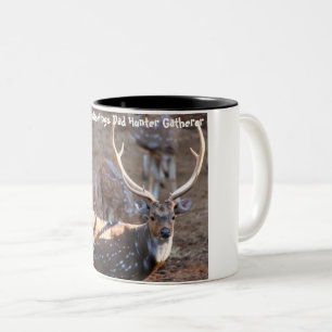 Taza Bicolor Felicitaciones de Navidad Papá Hunter Gatherer