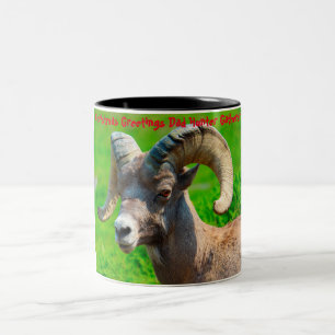 Taza Bicolor Felicitaciones de Navidad Papá Hunter Gatherer