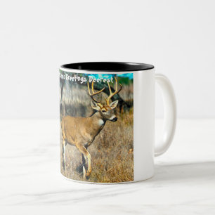 Taza Bicolor Felicitaciones de Navidad Queridísima