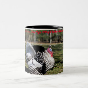 Taza Bicolor Felicitaciones navideñas al abuelo Hunter Gatherer
