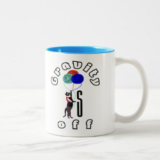 Taza Bicolor Feline Fun