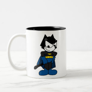 Taza Bicolor Felix el héroe — Diseño de superhéroes Personaliza