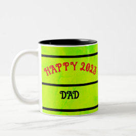 Taza Bicolor Feliz 2023 DAD Mug