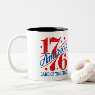Taza Bicolor Feliz 250 Aniversario América 