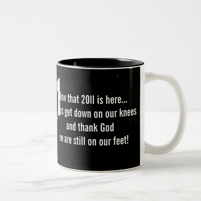 Taza Bicolor Feliz Año Nuevo (Derecha)