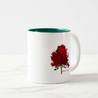 Taza Bicolor Feliz Apple Mug