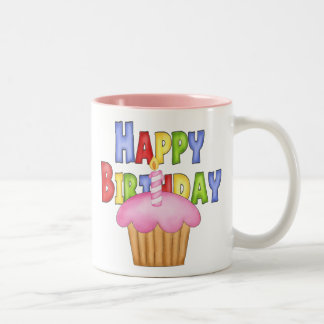 Taza Bicolor Feliz cumpleaños