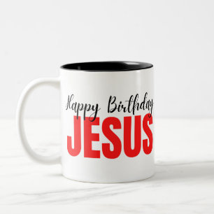 Taza Bicolor Feliz cumpleaños, Navidades de Jesús