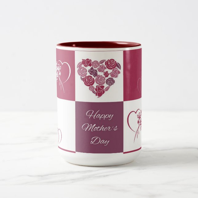 Taza Bicolor Feliz Día de la Madre (Centro)