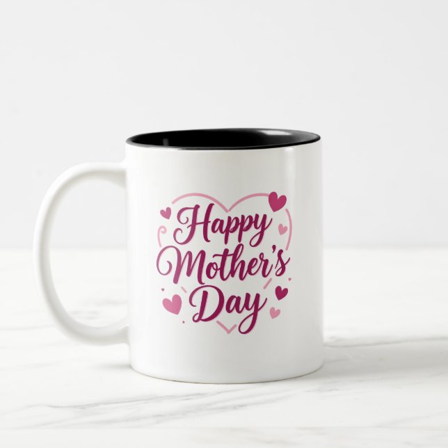Taza Bicolor Feliz Día de la Madre (Izquierda)