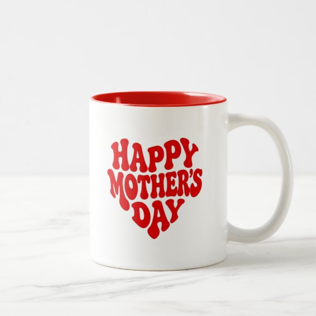 Taza Bicolor Feliz Día de la Madre (Derecha)