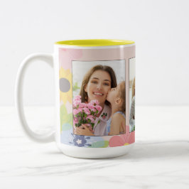Taza Bicolor Feliz Día de la Madre, mejor mamá