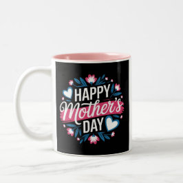 Taza Bicolor Feliz Día de la Madre Mug