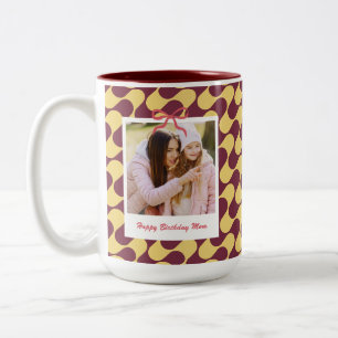 Taza Bicolor Feliz Día de la Madre Regalo de Cumpleaños para Ma