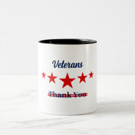 Taza Bicolor Feliz Día de los Veteranos