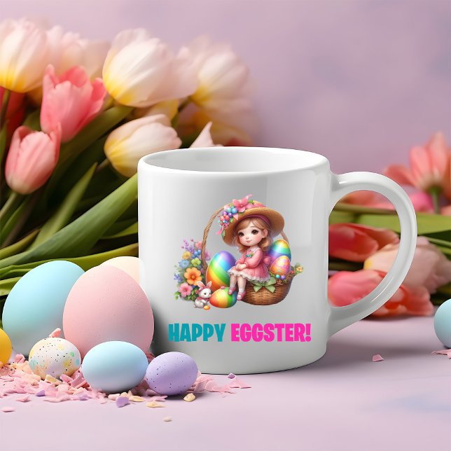 Taza Bicolor Feliz Día de Pascua - Celebrar (Subido por el creador)