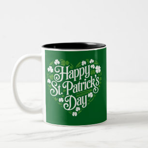 Taza Bicolor Feliz Día de San Patricio