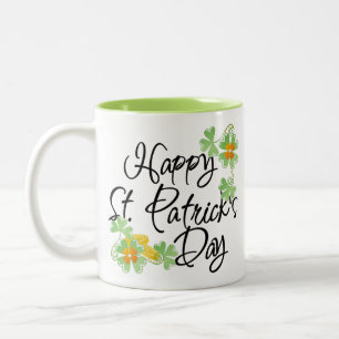 Taza Bicolor Feliz Día de San Patricio