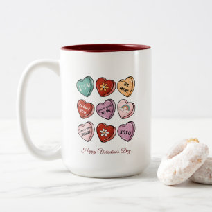 Taza Bicolor Feliz Día de San Valentín