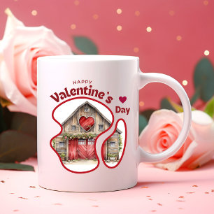 Taza Bicolor Feliz Día de San Valentín
