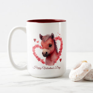 Taza Bicolor Feliz Día de San Valentín