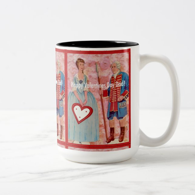 Taza Bicolor Feliz Día de San Valentín (Derecha)